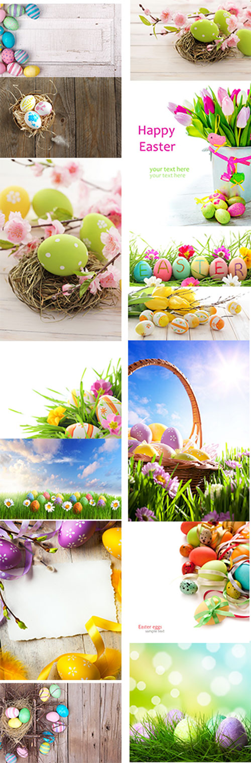 دانلود مجموعه تصاویر تخم مرغ‌های رنگی
