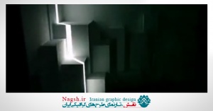 دانلود ویدئو کلیپ بکگراند حرکت خطوط نور از بین مکعب ها