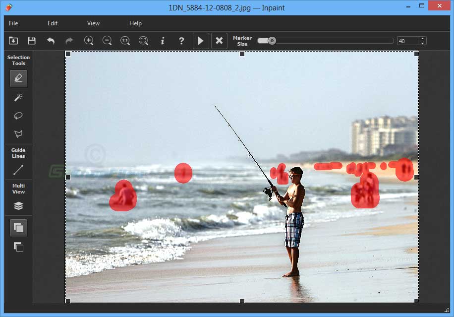 دانلود نرم افزار حذف قسمت های ناخواسته در عکس (Inpaint v6.0 )