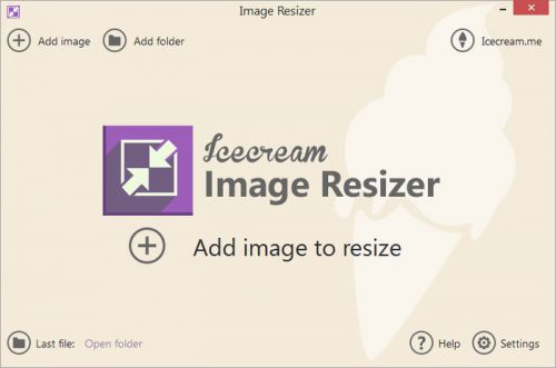 دانلود نرم افزار تغییر سایز تصاویر Icecream Image Resizer 1.11