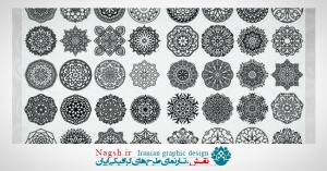 دانلود مجموعه ارزشمند بیش از 100 وکتور زیبای تزئینی اسلیمی
