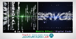 دانلود پروژه افترافکت نمایش لوگو Particle Effect 4 (Digital Code and Matrix) Videohive