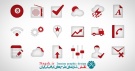 دانلود 90 آیکون کاربردی ست قرمز (minimalistica red icons)